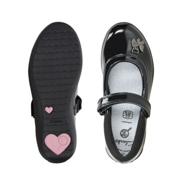 Vibrante Trail Kid Charol Negro Charol Negro Clarks