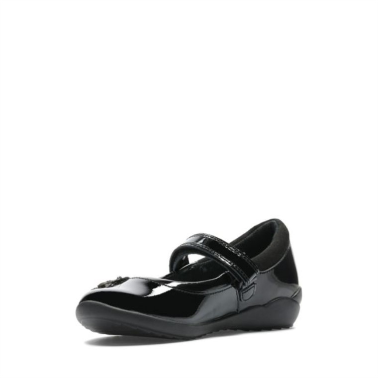 Vibrante Trail Kid Charol Negro Charol Negro Clarks