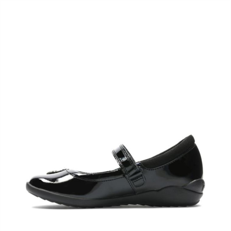 Vibrante Trail Kid Charol Negro Charol Negro Clarks