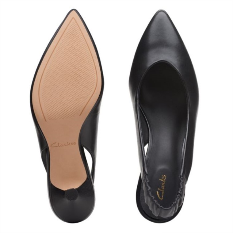 Bandolera Violeta 55 Cuero Negro Cuero Negro Clarks