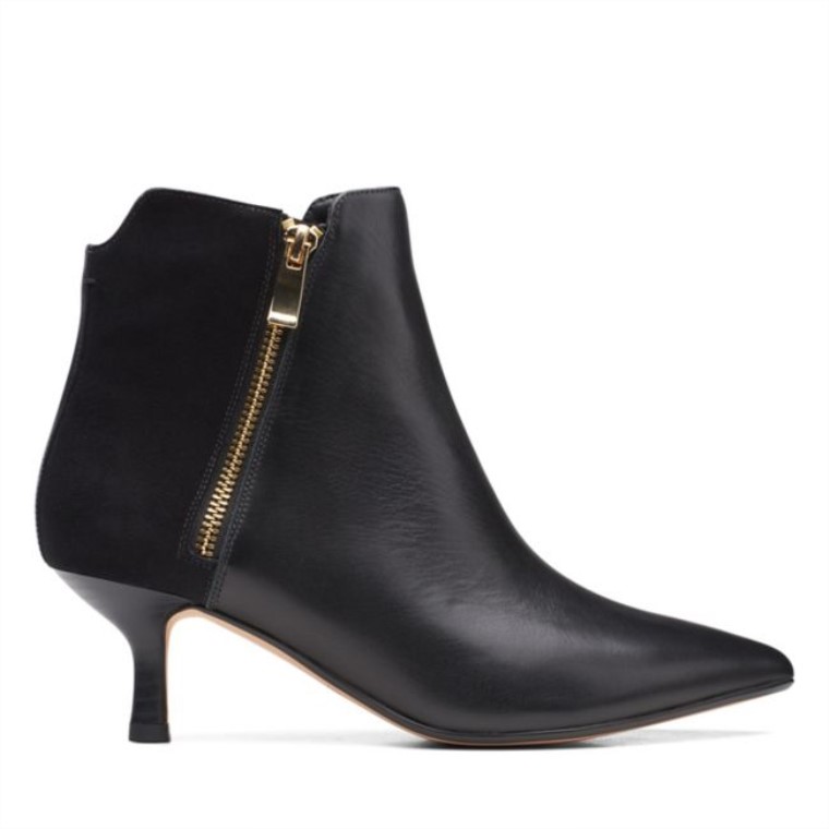 Violeta 55 Cremallera Negro Negro Clarks