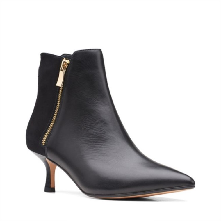 Violeta 55 Cremallera Negro Negro Clarks