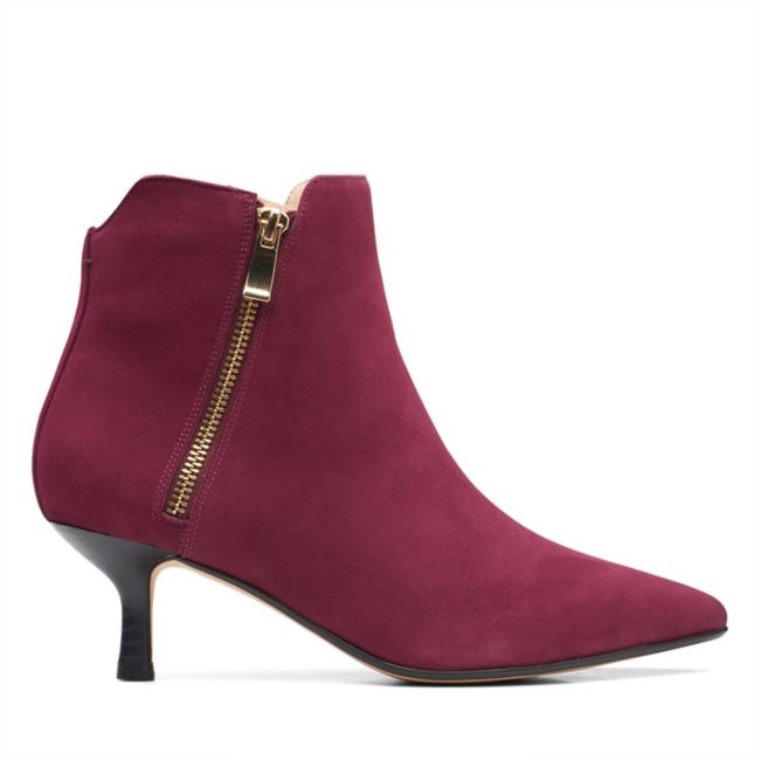 Violeta 55 Cremallera Ante Merlot Ante Merlot Clarks