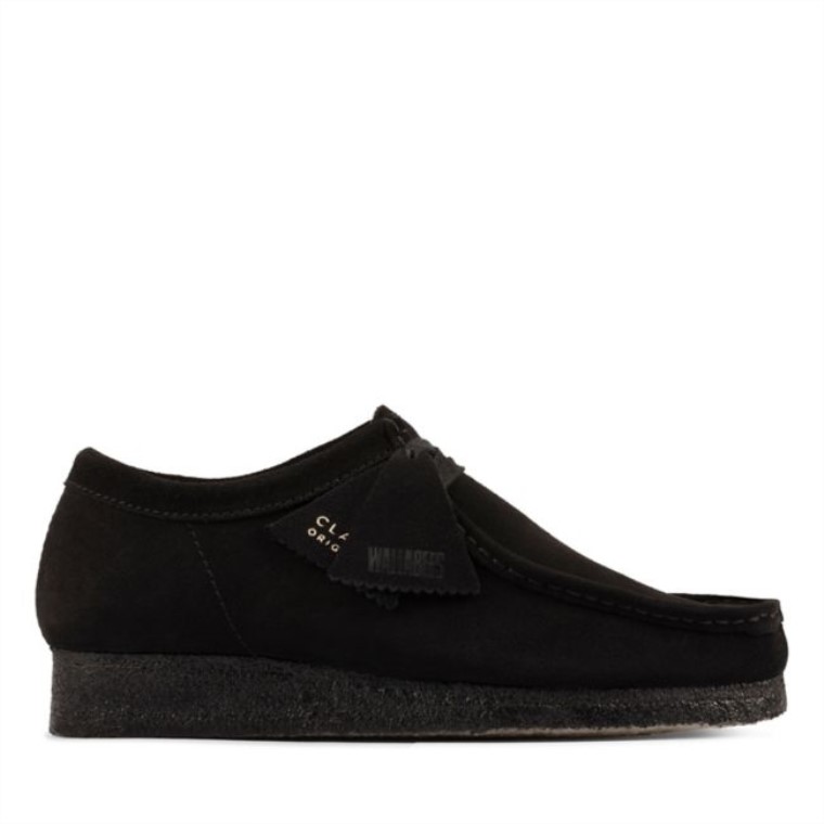 Wallabee Ante Negro Ante Negro Clarks