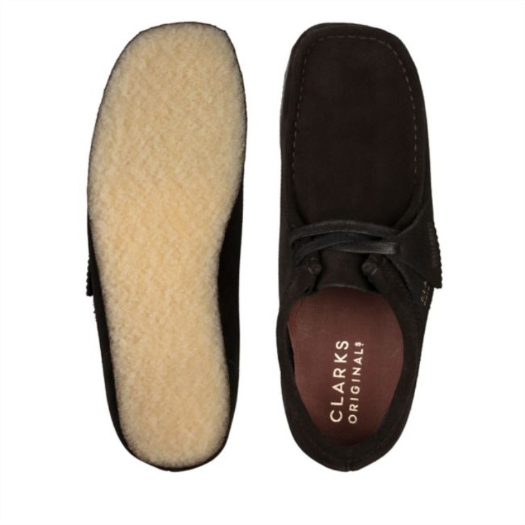 Wallabee Ante Negro Ante Negro Clarks