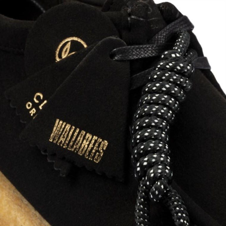 Wallabee Negro Vegano Clarks Negros Veganos