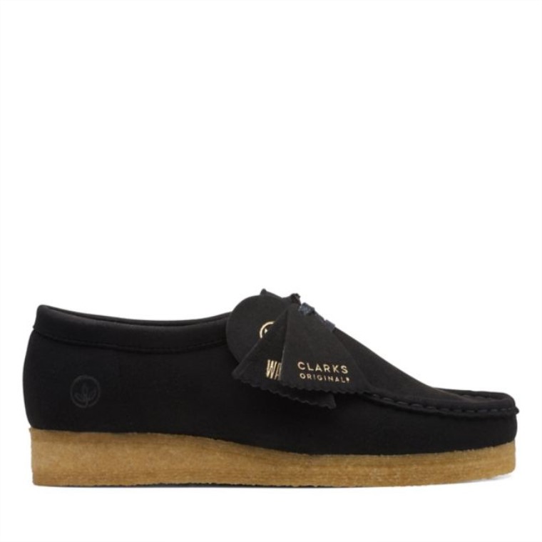 Wallabee Negro Vegano Clarks Negros Veganos