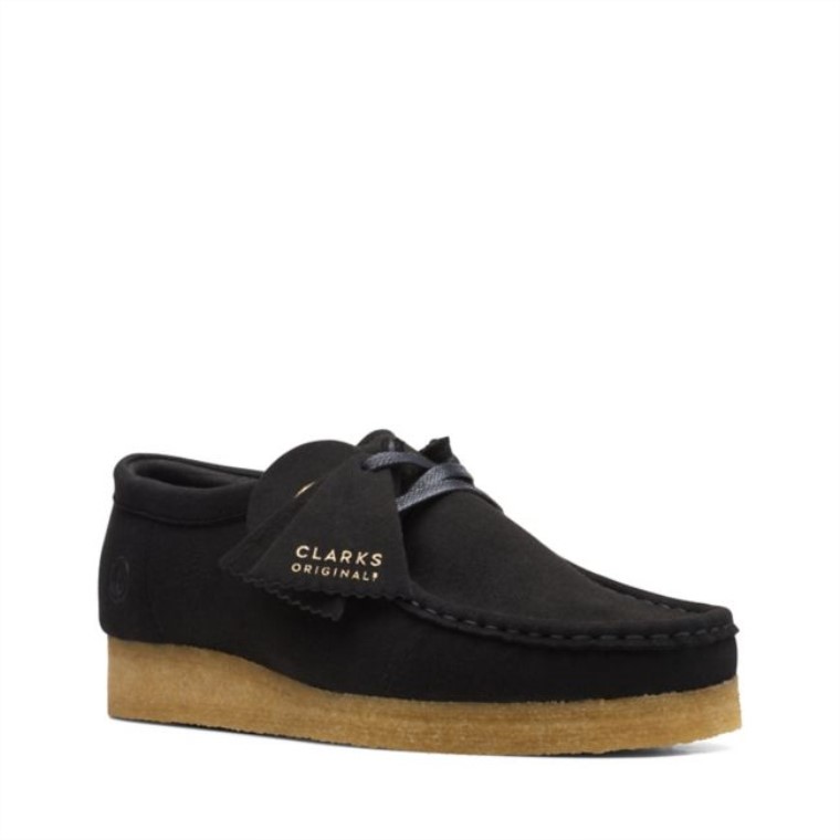Wallabee Negro Vegano Clarks Negros Veganos