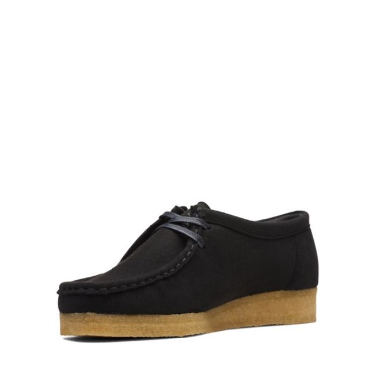 Wallabee Negro Vegano Clarks Negros Veganos