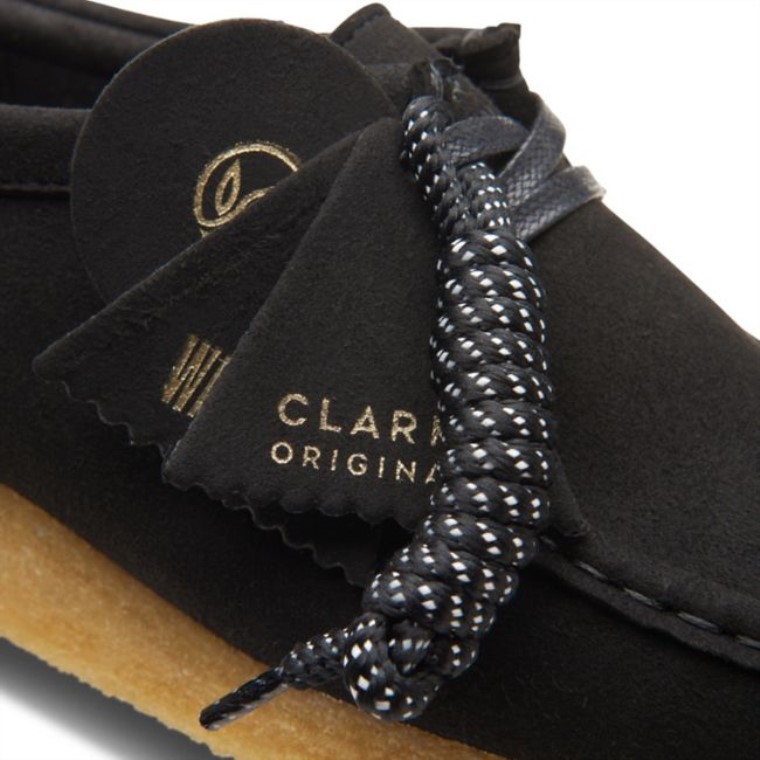 Wallabee Negro Vegano Clarks Negros Veganos