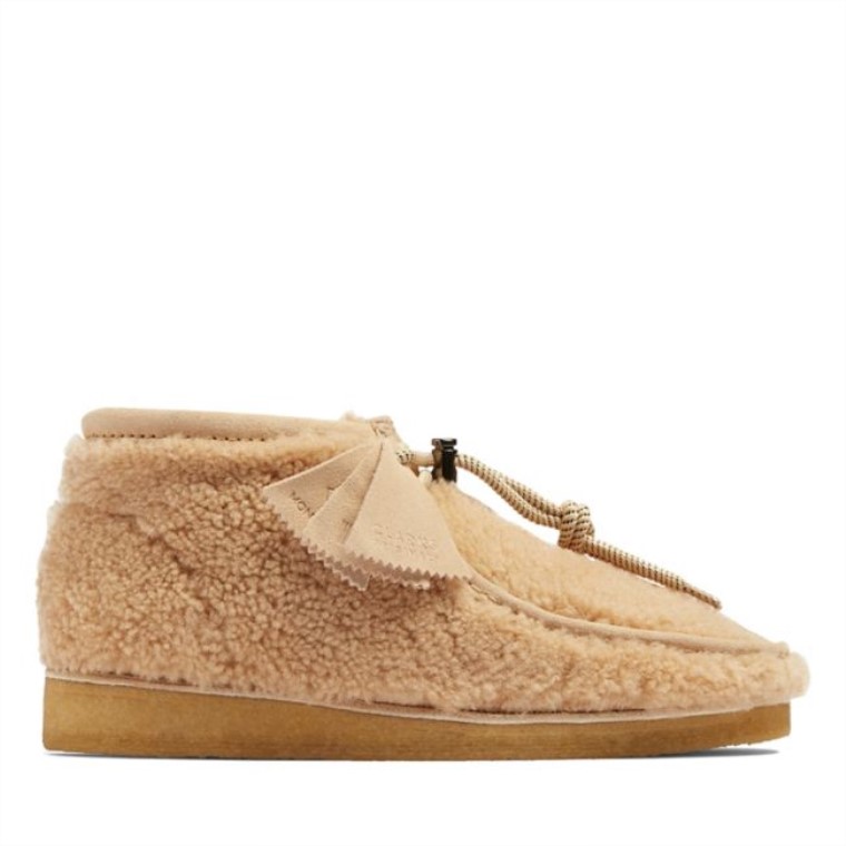 Botas Wallabee Lana Beige Clarks Lana Beige