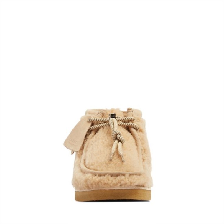 Botas Wallabee Lana Beige Clarks Lana Beige