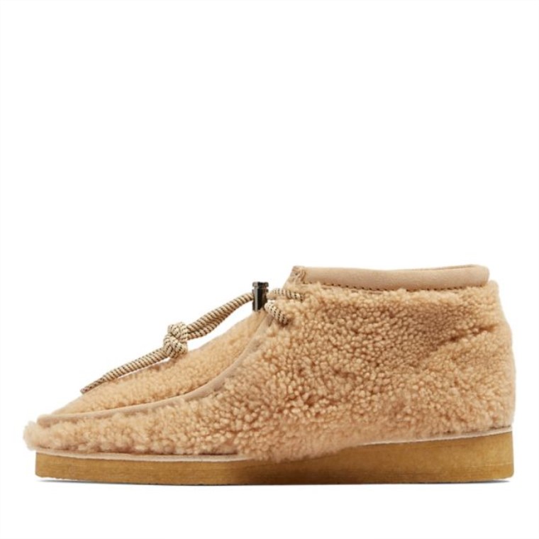 Botas Wallabee Lana Beige Clarks Lana Beige