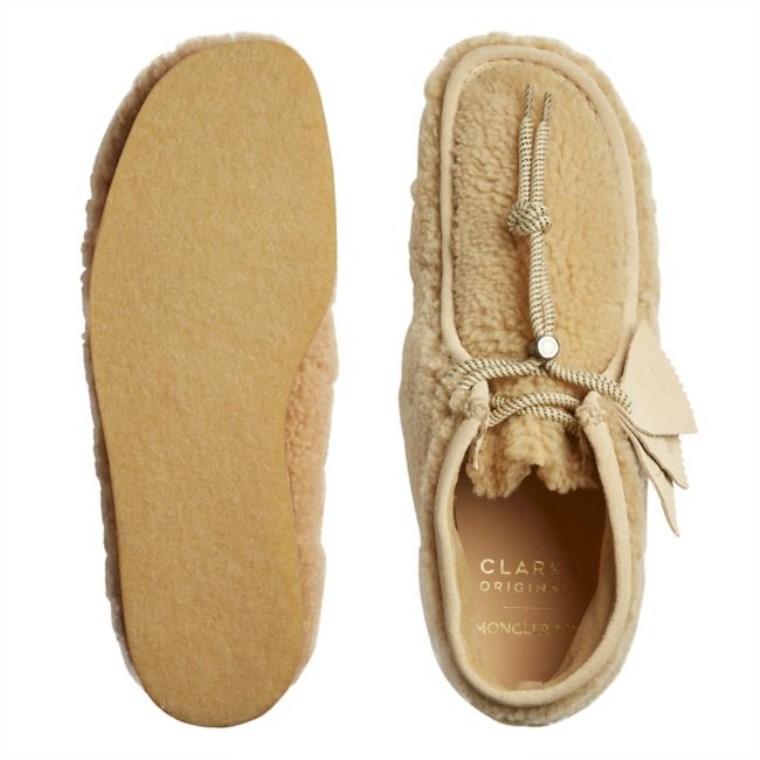 Botas Wallabee Lana Beige Clarks Lana Beige