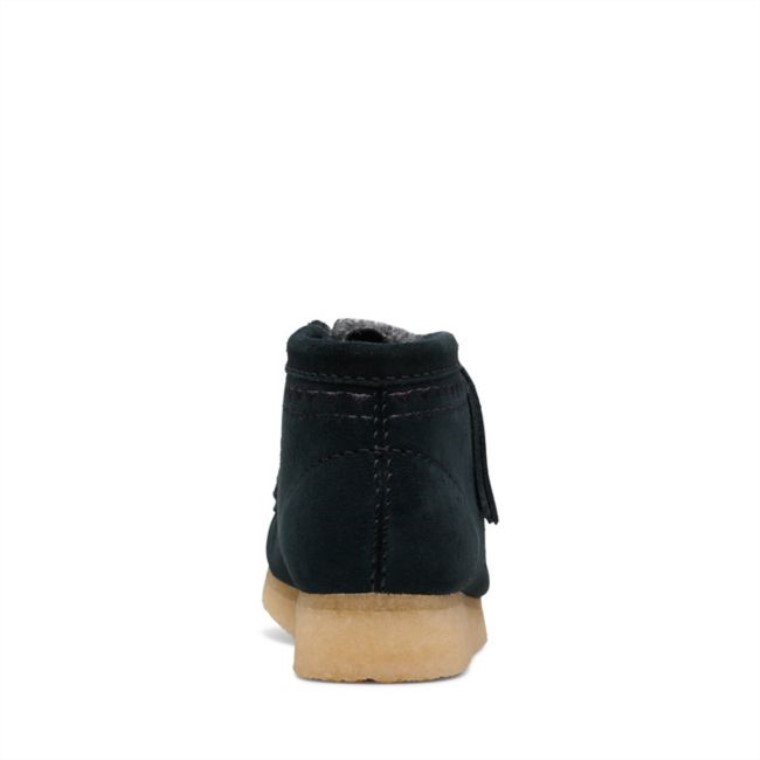 Bota Wallabee Interés Negro Clarks Interés Negro