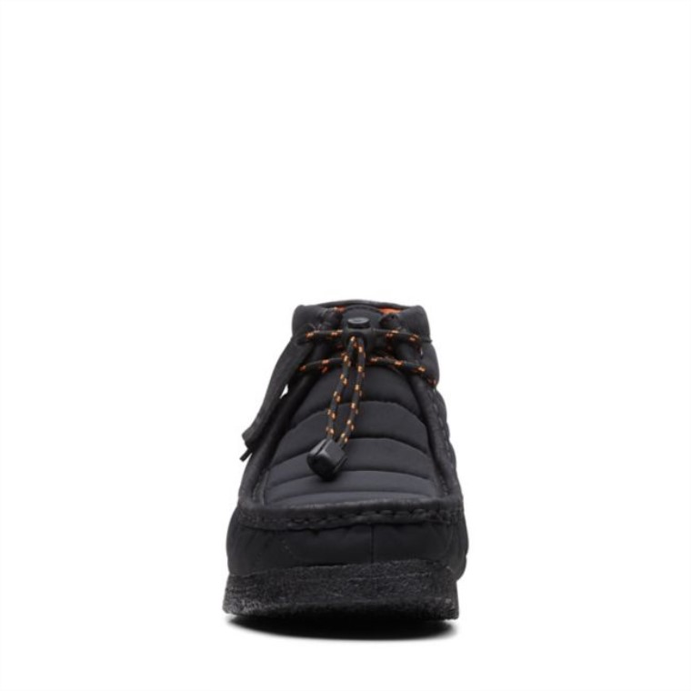 Bota Wallabee Acolchada Negra Clarks Padded Black