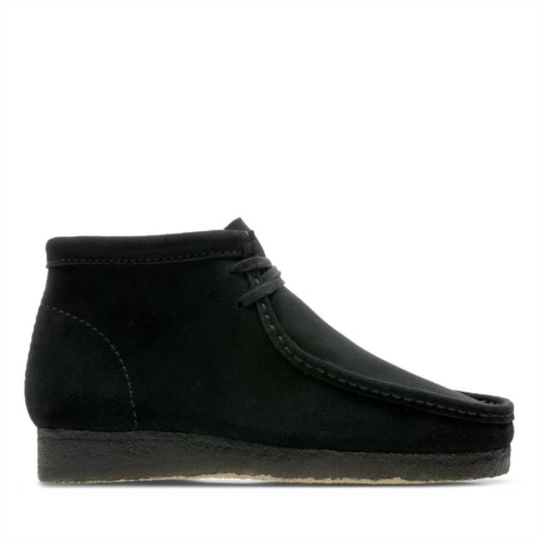 Wallabee Botas Ante Negro Black Clarks