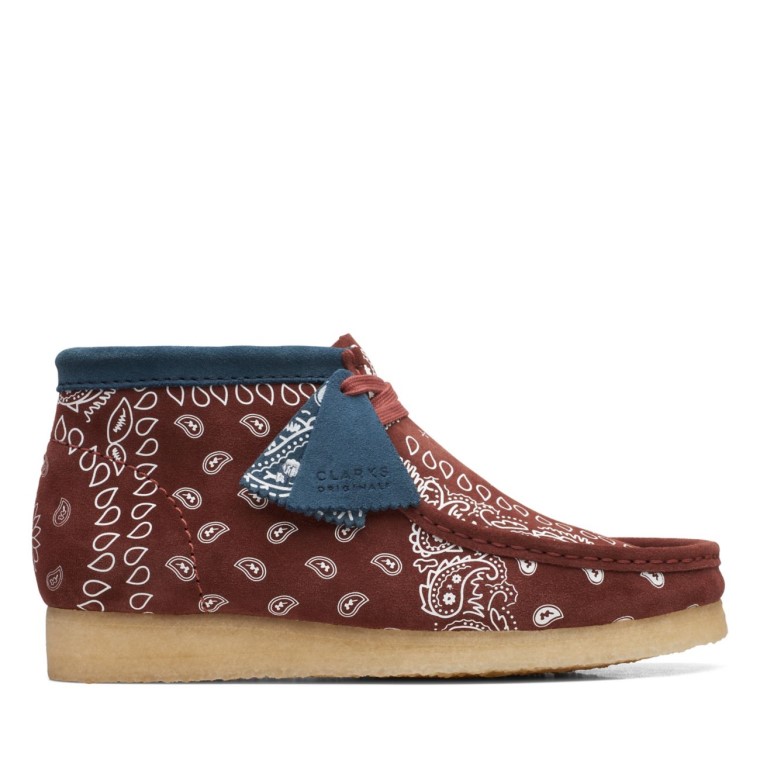 Wallabee Bota Ladrillo Paisley Ladrillo Paisley Clarks