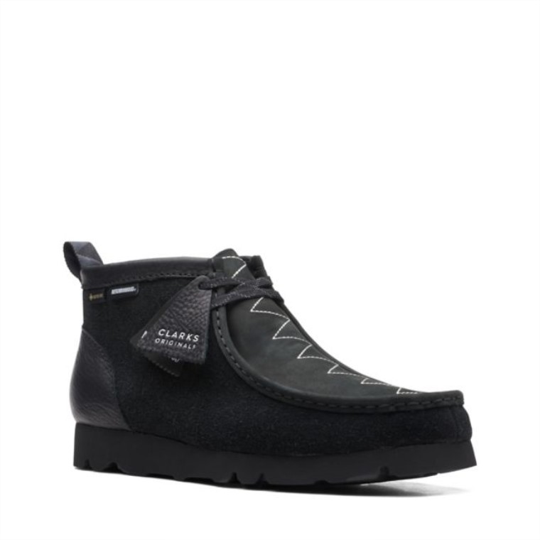 Bota Wallabee Gore-tex Black Combi Suede Black Combi Suede Clarks