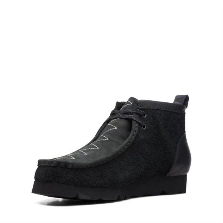 Bota Wallabee Gore-tex Black Combi Suede Black Combi Suede Clarks