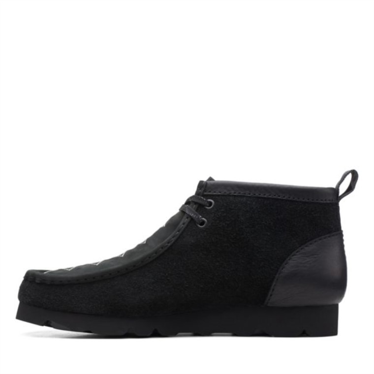 Bota Wallabee Gore-tex Black Combi Suede Black Combi Suede Clarks