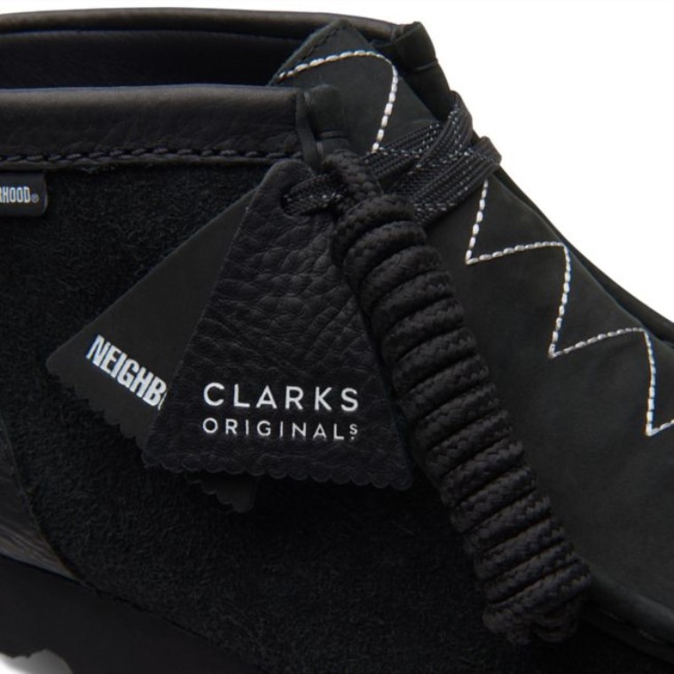Bota Wallabee Gore-tex Black Combi Suede Black Combi Suede Clarks