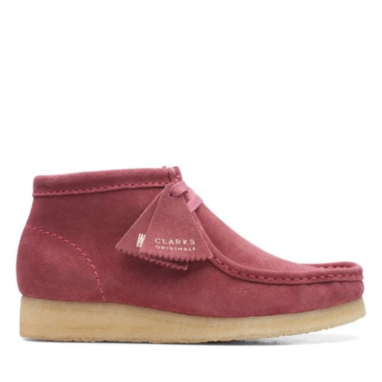 Rosa Gamuza Rosa Wallabee Bota Rosa Clarks Rosa Gamuza Rosa