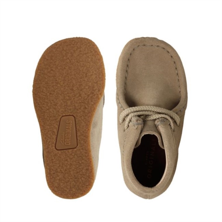 Wallabee Botas Gamuza Arena Clarks Gamuza Arena