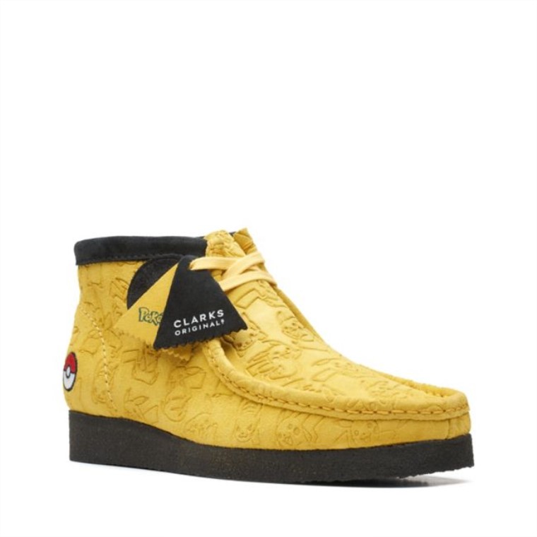 Bota Wallabee Yel Bajo En Relieve Yel Bajo En Relieve Clarks