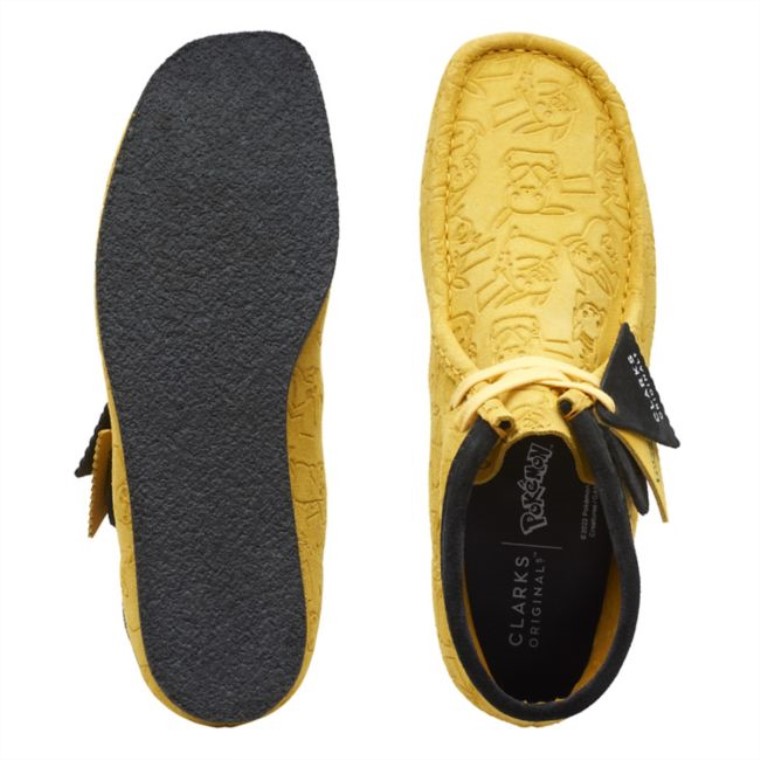 Bota Wallabee Yel Bajo En Relieve Yel Bajo En Relieve Clarks