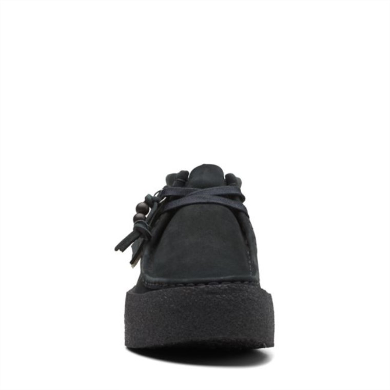 Botas De Copa Clarks De Nobuk Negro Wallabee Nobuk Negro
