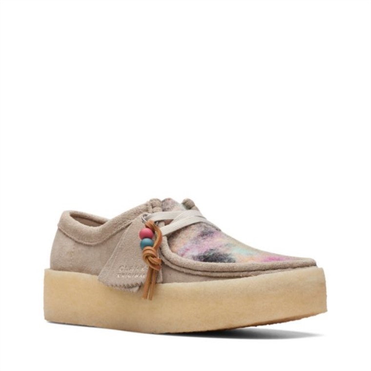 Taza Wallabee Combinación Gris Clarks