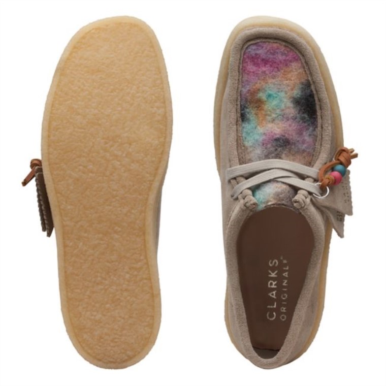 Taza Wallabee Combinación Gris Clarks