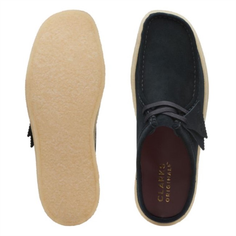 Taza Wallabee Lo Negro Gamuza Clarks Negro Gamuza