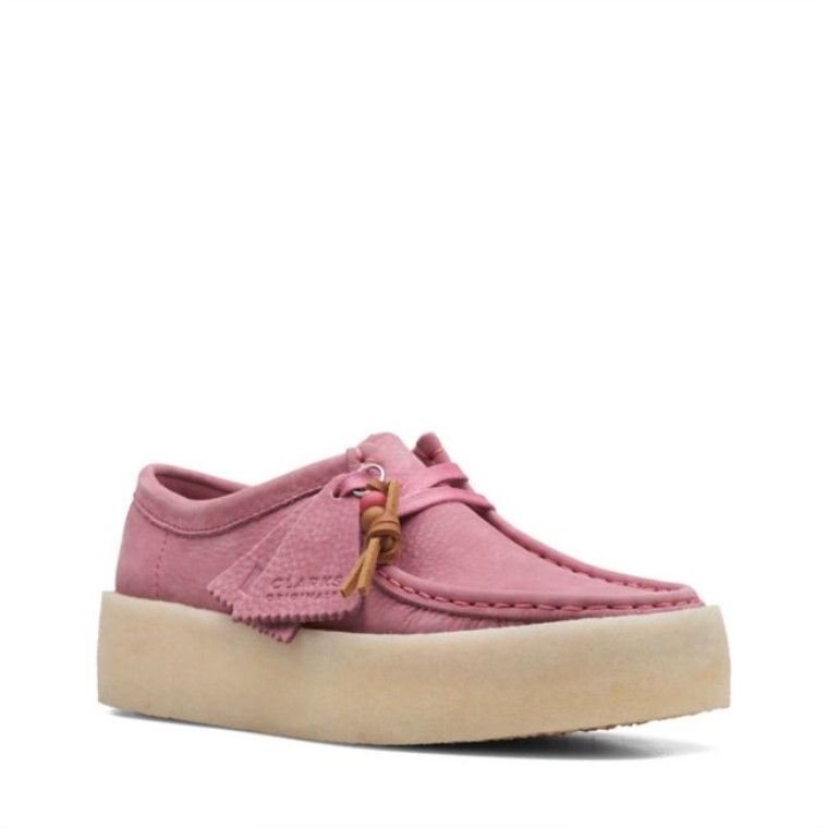 Copa Wallabee Nubuck Rosa Clarks Nubuck Rosa