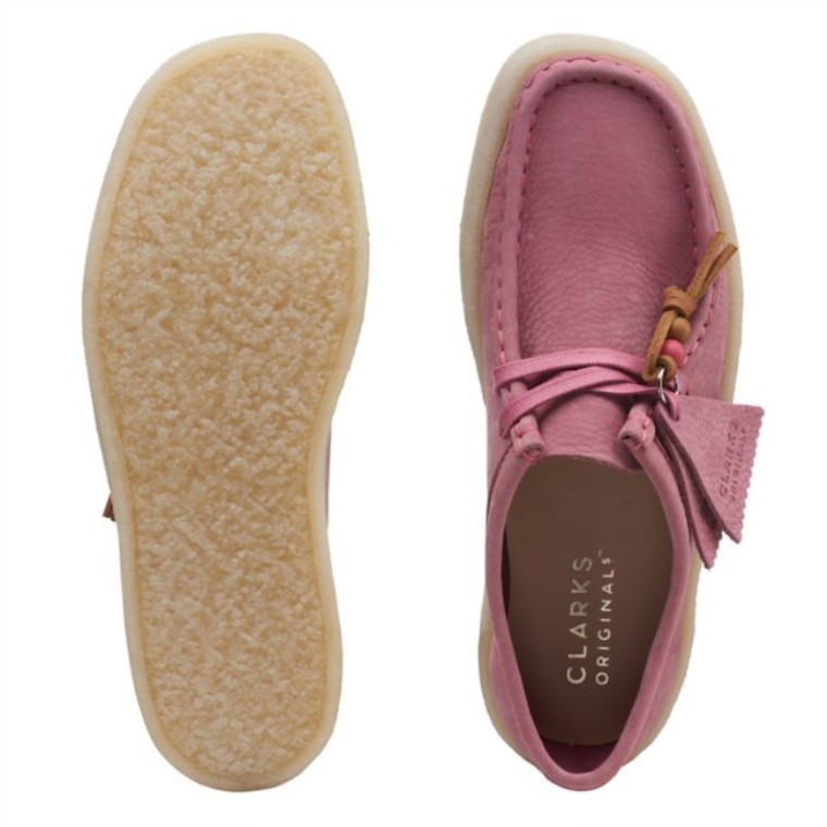 Copa Wallabee Nubuck Rosa Clarks Nubuck Rosa