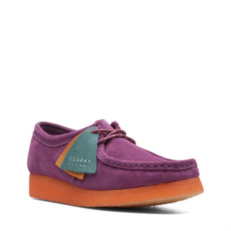 Wallabee Púrpura Sde Combi Púrpura Sde Combi Clarks