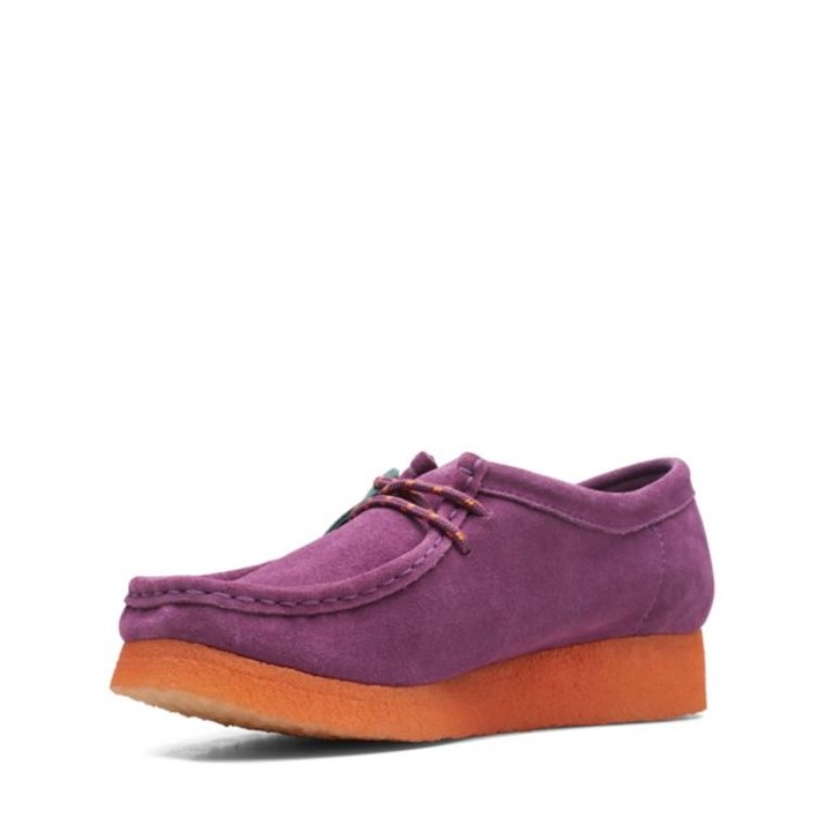 Wallabee Púrpura Sde Combi Púrpura Sde Combi Clarks