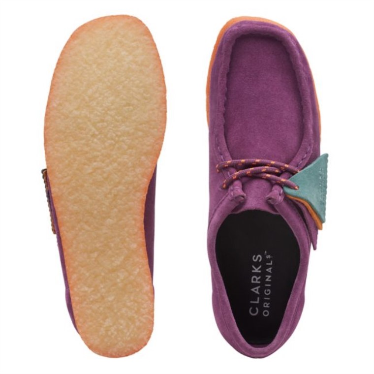 Wallabee Púrpura Sde Combi Púrpura Sde Combi Clarks