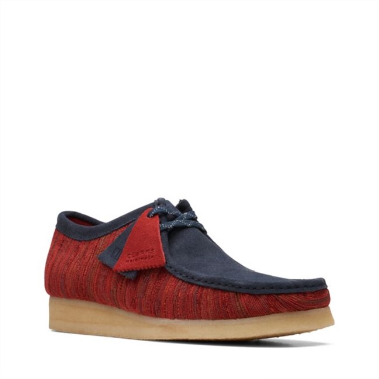 Wallabee Tela Roja Tela Roja Clarks