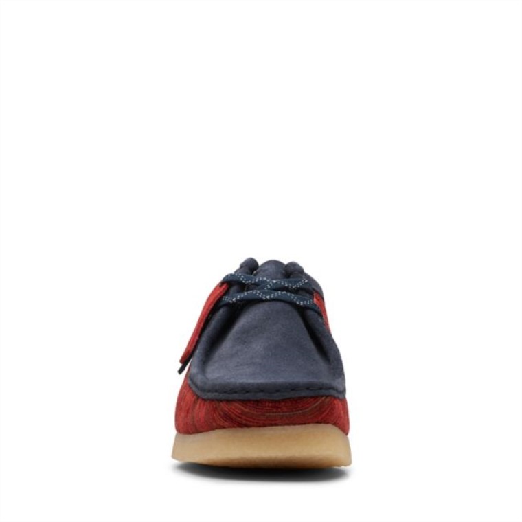 Wallabee Tela Roja Tela Roja Clarks