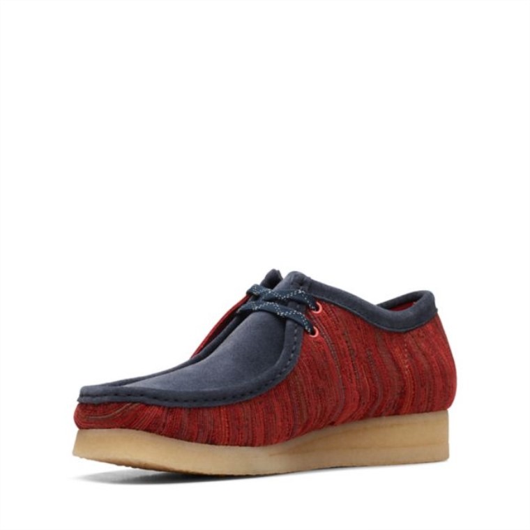 Wallabee Tela Roja Tela Roja Clarks