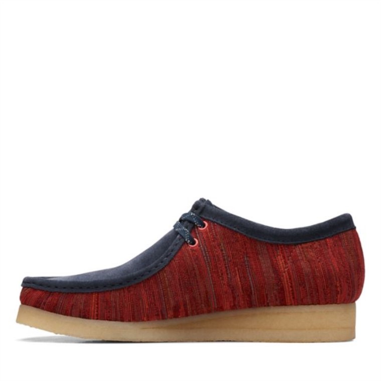 Wallabee Tela Roja Tela Roja Clarks
