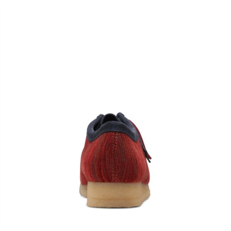 Wallabee Tela Roja Tela Roja Clarks