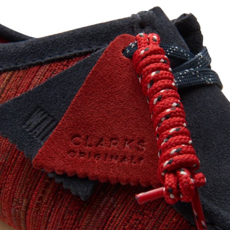 Wallabee Tela Roja Tela Roja Clarks