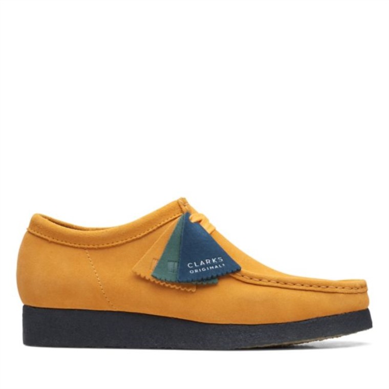 Wallabee Amarillo Bajo/azul Clarks Amarillo Bajo/azul