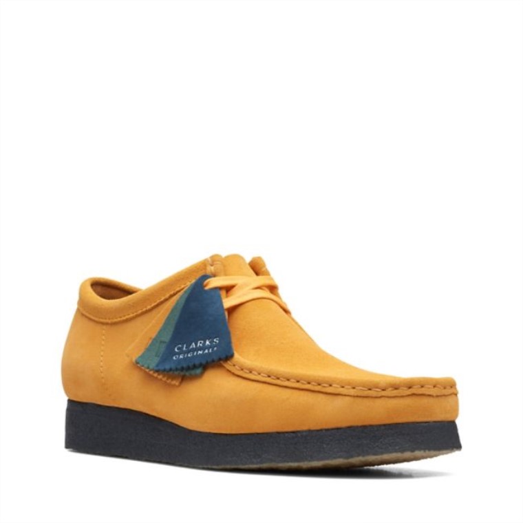 Wallabee Amarillo Bajo/azul Clarks Amarillo Bajo/azul