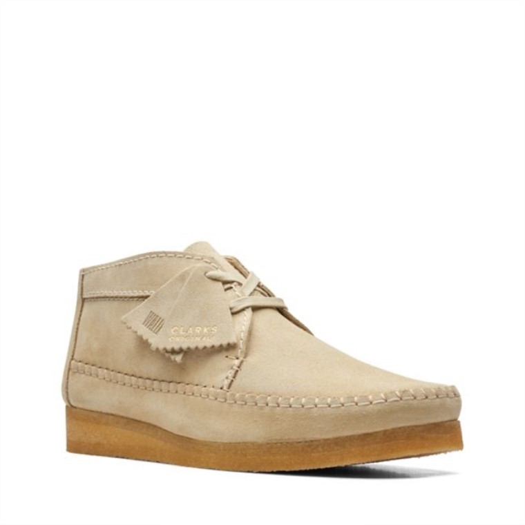 Bota Tejedora Gamuza De Arce Clarks Gamuza De Arce