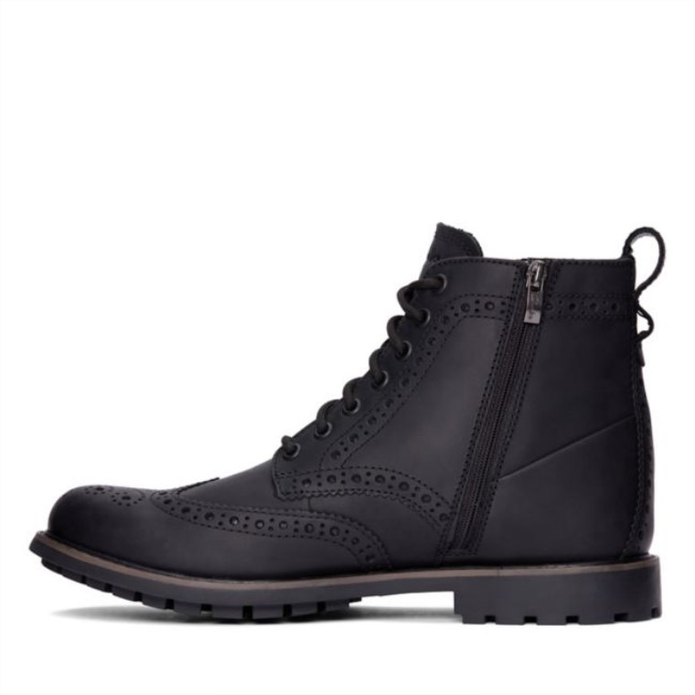 Westcombe Limit Cuero Negro Con Forro Negro Cuero Con Forro Negro Clarks