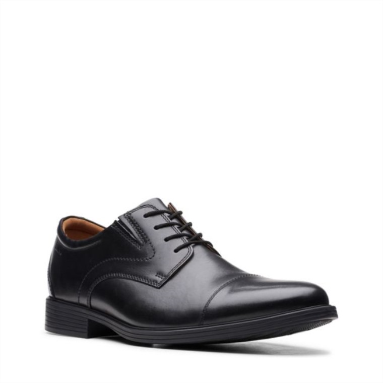 Gorra Whiddon Cuero Negro Clarks Cuero Negro